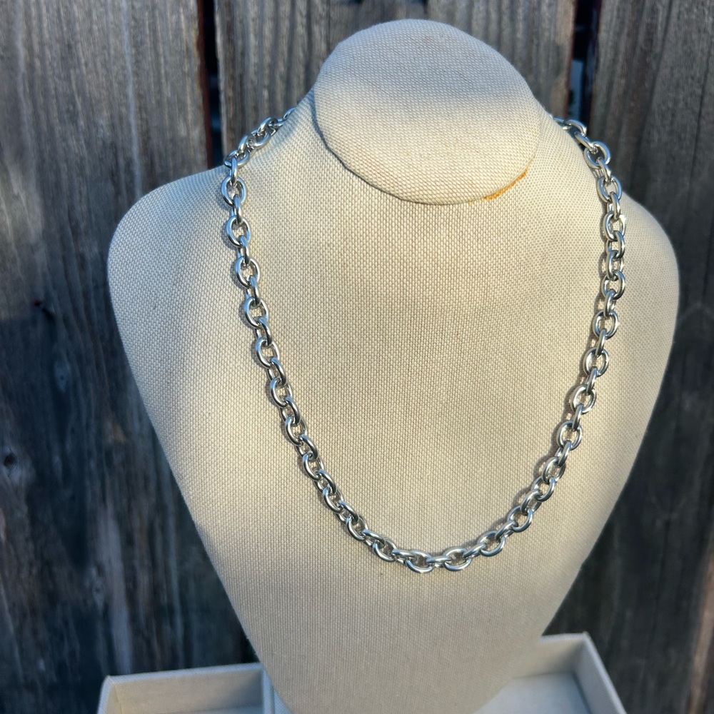Y2K Stainless Steel "Grace" Necklace - 18 inch